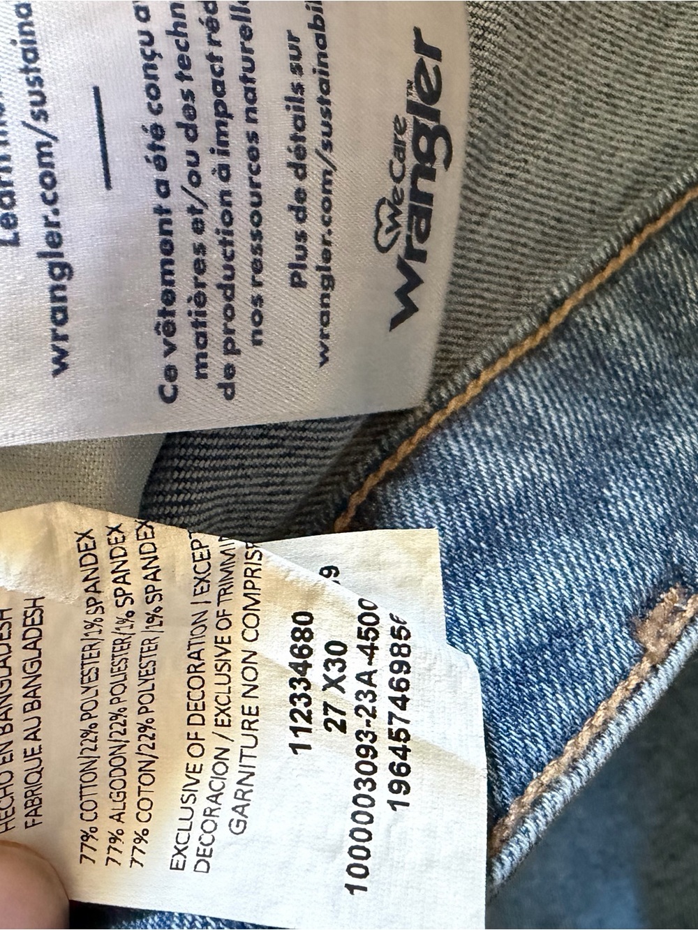 Wrangler Women’s Straight-Leg Carpenter Jeans - Picture 4 of 4